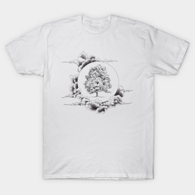 Tree of Life Floating in a Sea of Clouds T-Shirt by Tred85